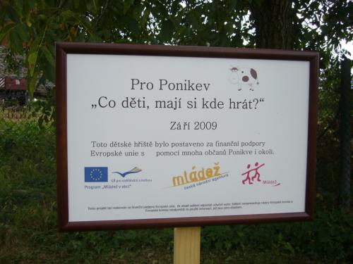 Hřiště Ponikev